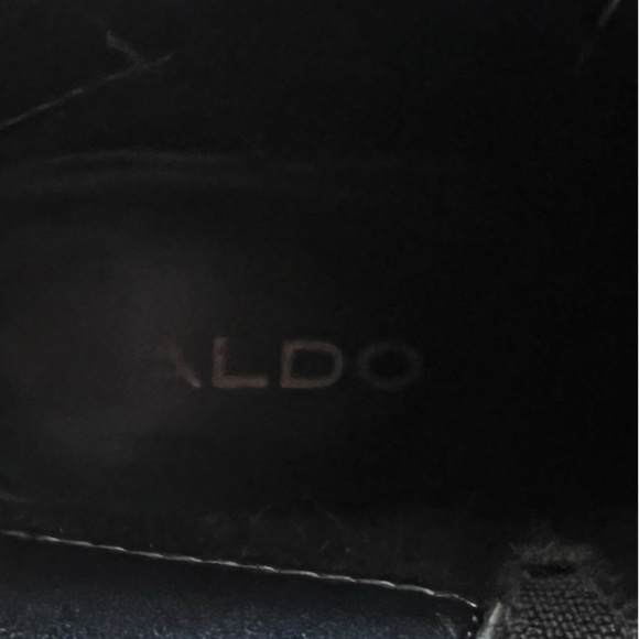 ALDO ankle booties boots heels shoes Size 6 black - Picture 6 of 8
